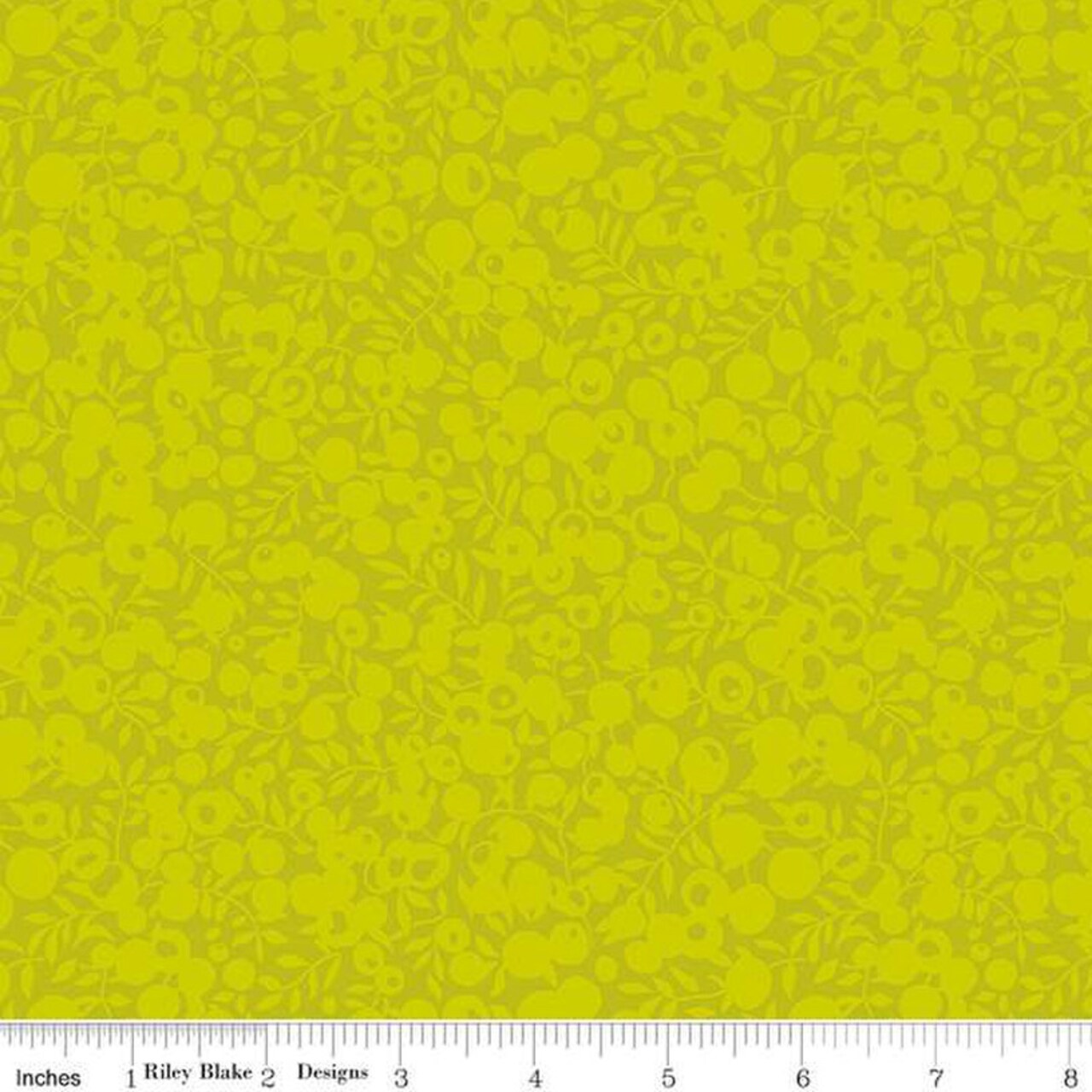 Wiltshire Shadow in Chartreuse (01666562a) | Wiltshire Shadow | Liberty Fabrics | Riley Blake
